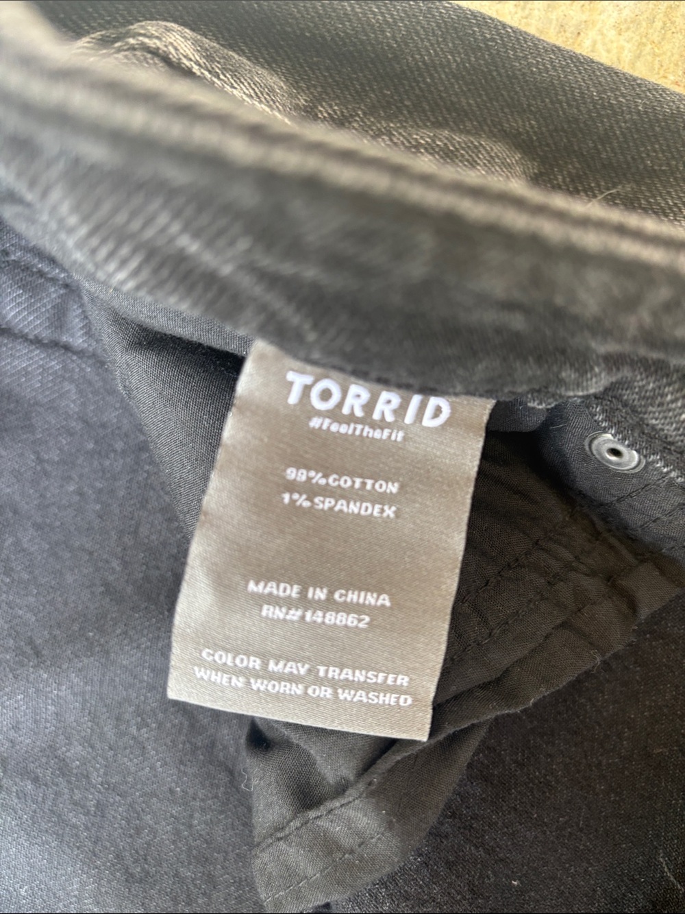 torrid Black Washed Boyfriend Jeans with Distressed Detail - Picture 7 of 15